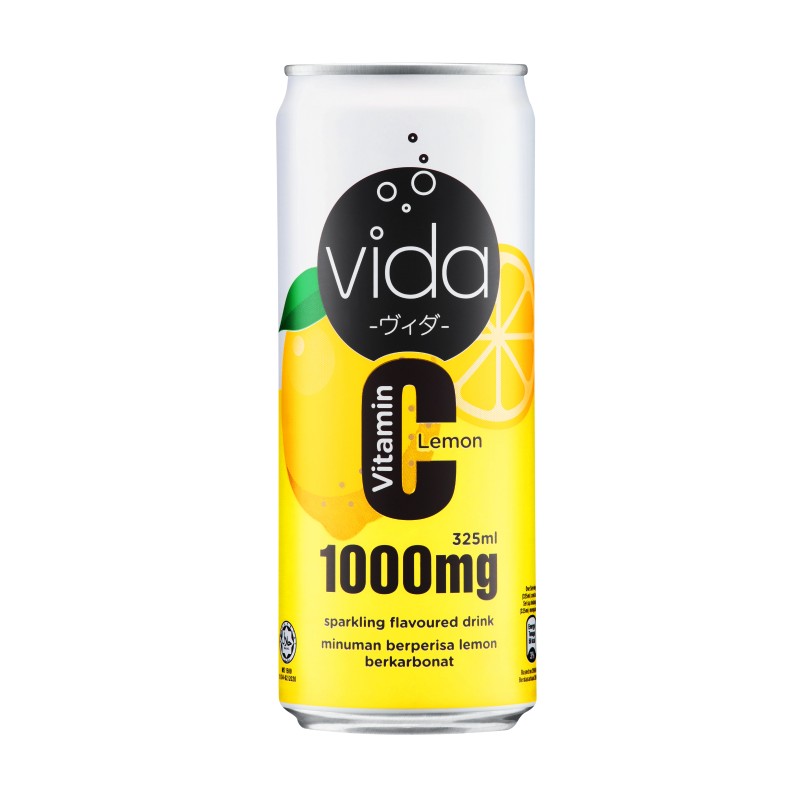 Vida C Lemon Sparkling Drink 325ml