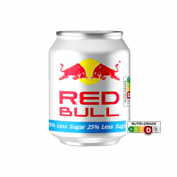 Red Bull 25% Less Sugar...