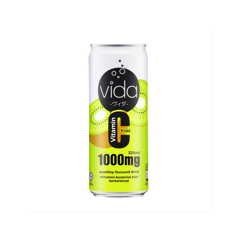 Vida C Kiwi Sparkling Drink 325ml