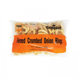 Simplot Pre Formed Crumbed Onion Rings