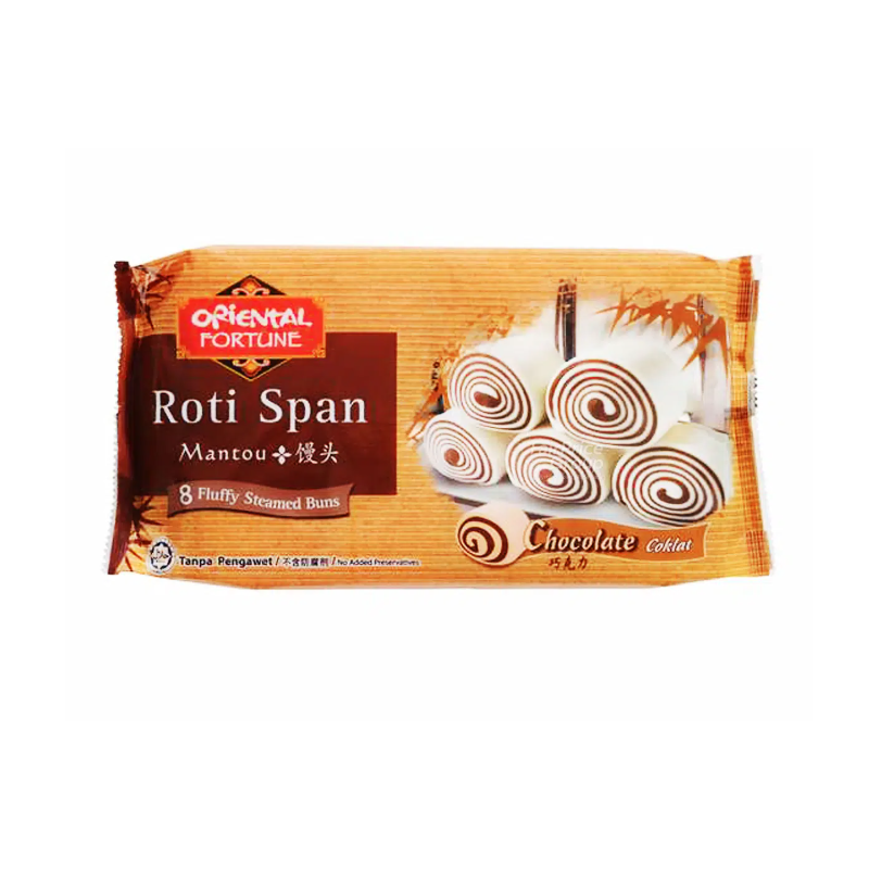 Oriental Fortune Mantou Chocolate 8s