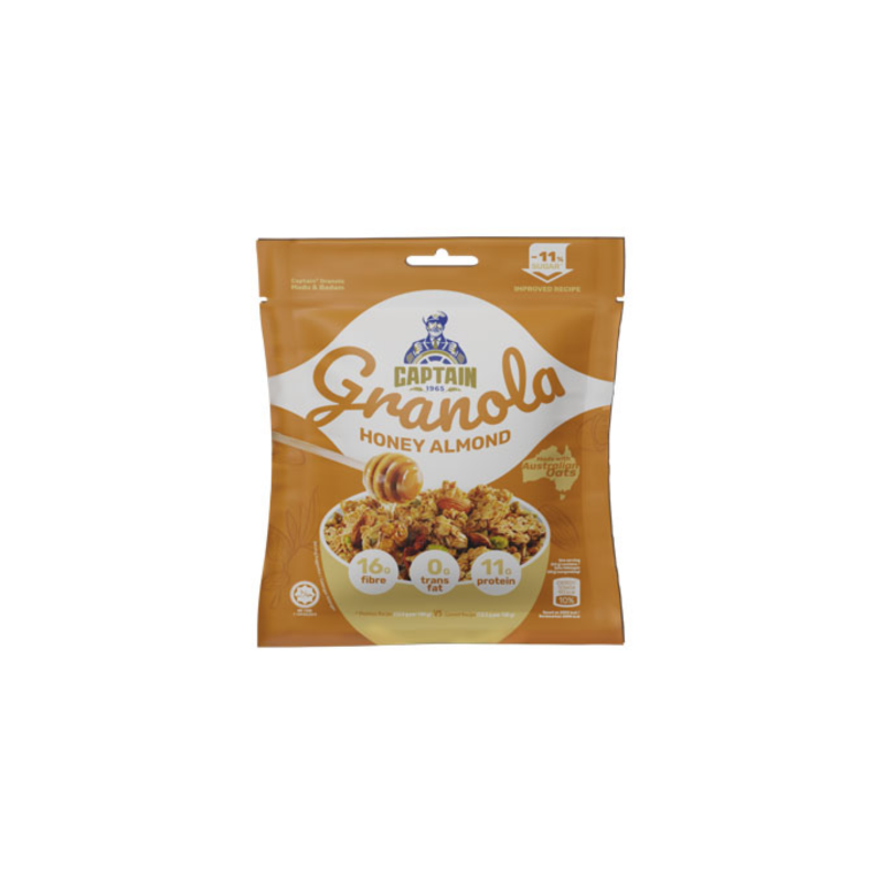Captain Oat Granola - Honey Almond 40g