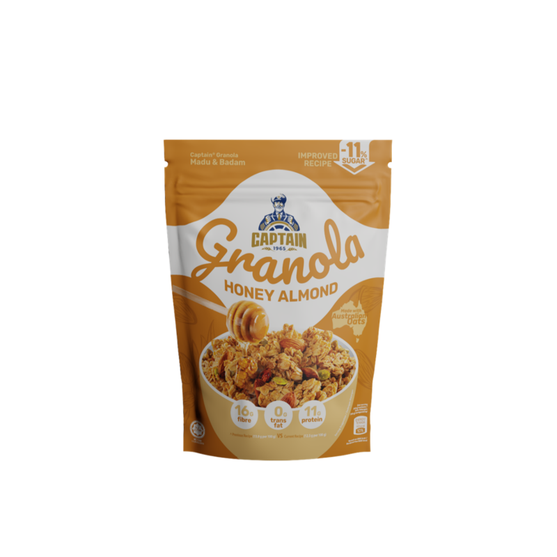 Captain Oat Granola - Honey Almond 220g