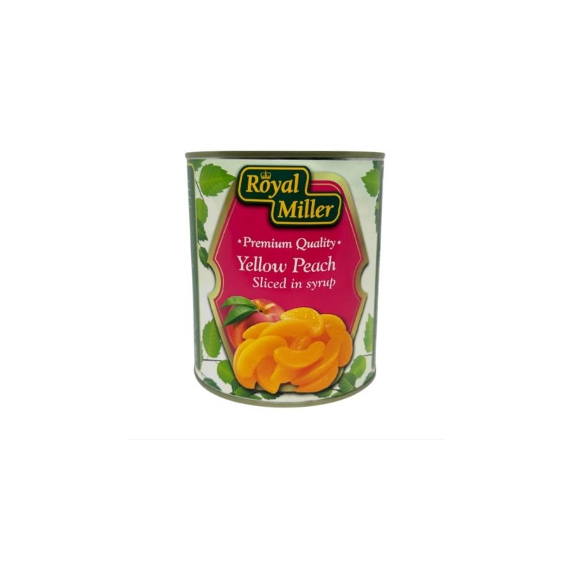 Royal Miller Yellow Peach Sliced 820g