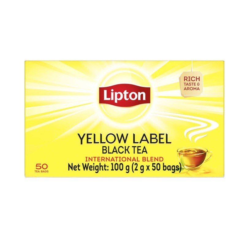 Lipton Yellow Label Tea Bags International Blend 50s