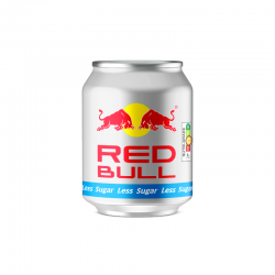 Red Bull 25% Less Sugar...