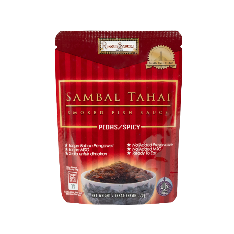 Sambal Tahai Smoked Fish Sauce Spicy 70g