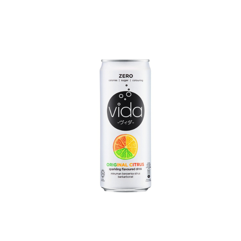 Vida Zero Original Citrus Sparkling Drink 325ml