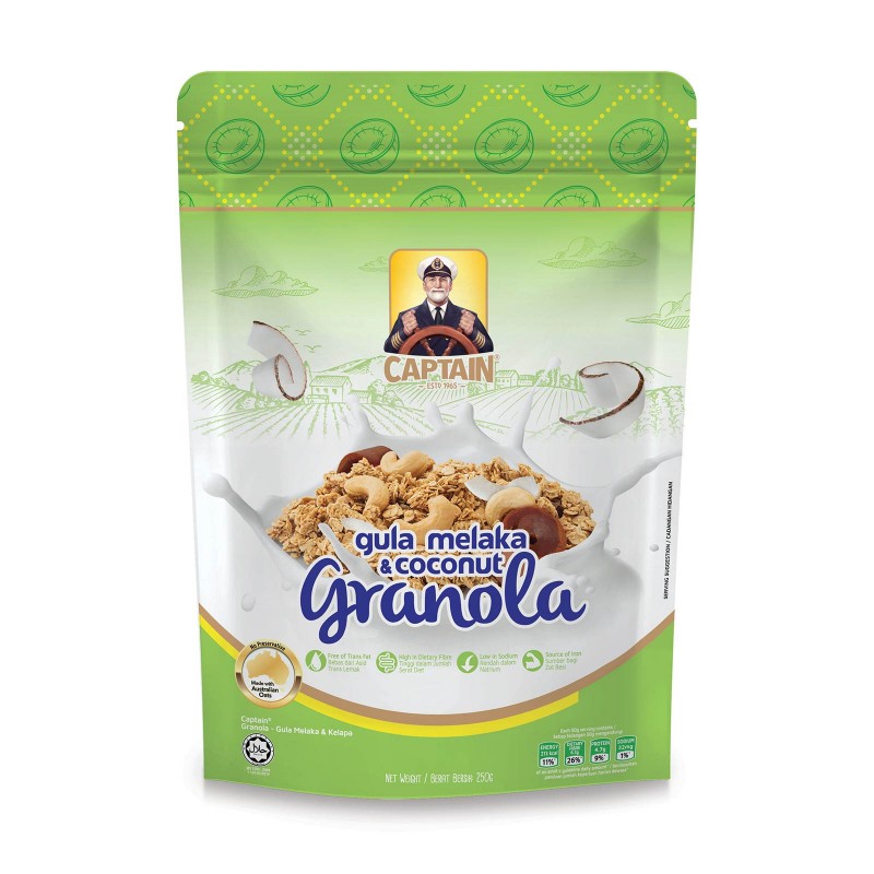 Captain Oat Granola - Gula Melaka & Coconut